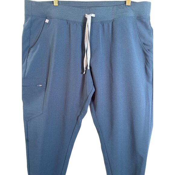 Figs Technical Collection Jogger Pants Size 2XL Trousers Scrubs Blue Medical EUC - Picture 2 of 11